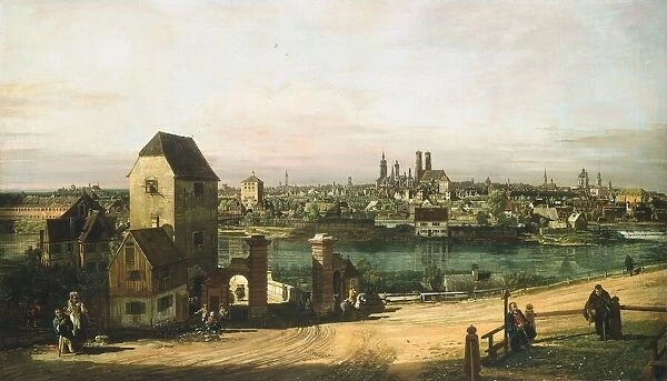 View of Munich, c. 1761. Creator: Bernardo Bellotto