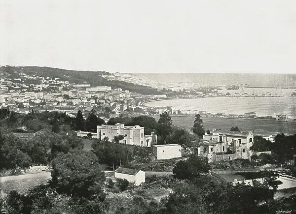 View from the Mustafa, Algiers, Algeria, 1895. Creator: Poulton & Co