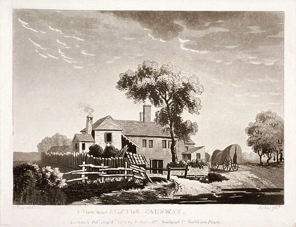 View near Brixton Causeway, Lambeth, London, 1785. Artist: Francis Jukes