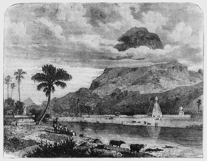 Framed Print : View Near Cape Comorin, c1891. Creator: James Grant Framed Print : View Near Cape Comorin, c1891. Creator: James Grant
