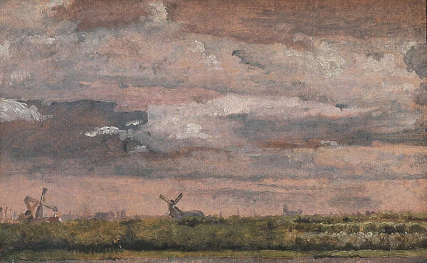 View Near Copenhagen, 1841-1845. Creator: Christen Købke