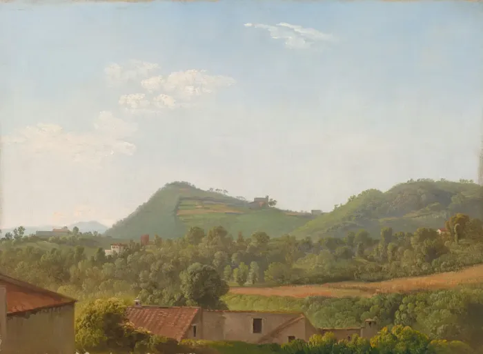 Framed Print : View near Naples, c. 1806. Creator: Simon Alexandre Clement Denis Framed Print : View near Naples, c. 1806. Creator: Simon Alexandre Clement Denis