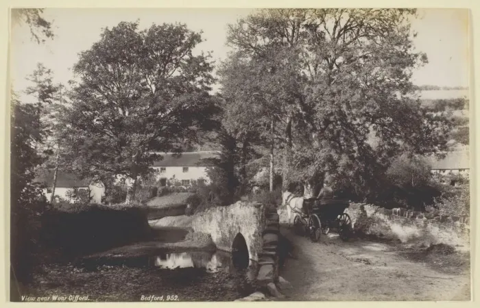 Framed Print : View near Wear Gifford, 1860 / 94. Creator: Francis Bedford Framed Print : View near Wear Gifford, 1860 / 94. Creator: Francis Bedford