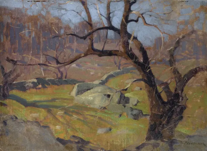 Framed Print : View Near Yalta, 1886. Artist: Levitan, Isaak Ilyich (1860-1900)