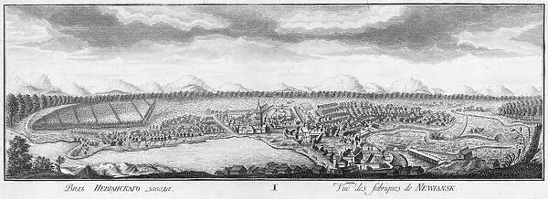 View of Nevyansk Ironworks, 1769. Creator: Chelnakov, Nikita Fyodorovich (1734-1790)