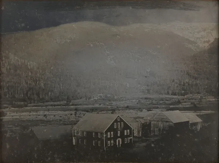 Framed Print : View in New Hampshire, 1840-41. Creator: Samuel Bemis Framed Print : View in New Hampshire, 1840-41. Creator: Samuel Bemis
