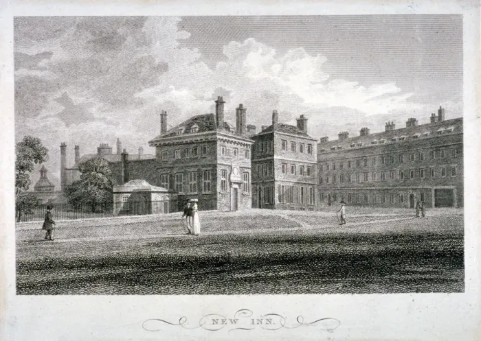 Framed Print : View of New Inn on Wych Street, Westminster, London, 1804. Artist: James Sargant Storer Framed Print : View of New Inn on Wych Street, Westminster, London, 1804. Artist: James Sargant Storer