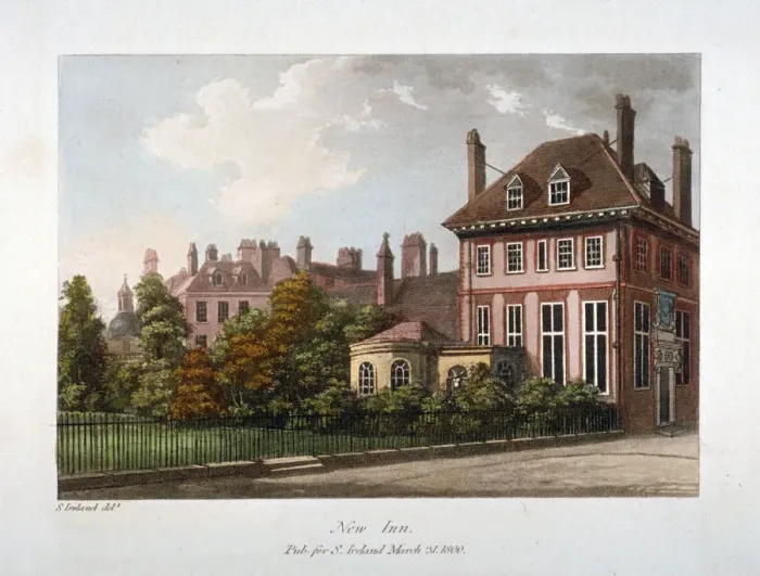 Framed Print : View of New Inn, Wych Street, Westminster, London, 1800 Framed Print : View of New Inn, Wych Street, Westminster, London, 1800