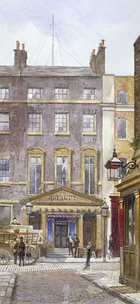 View of the New Royalty Theatre, Dean Street, Westminster, London, 1882