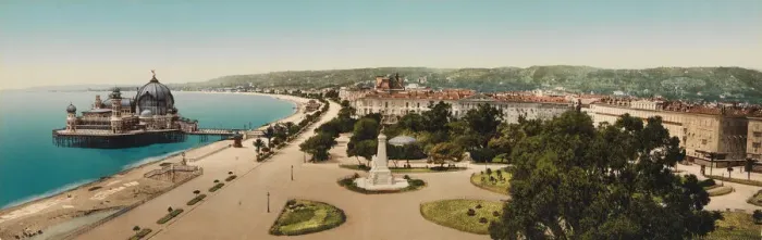 Framed Print : [View of Nice], ca. 1880. Creator: Unknown