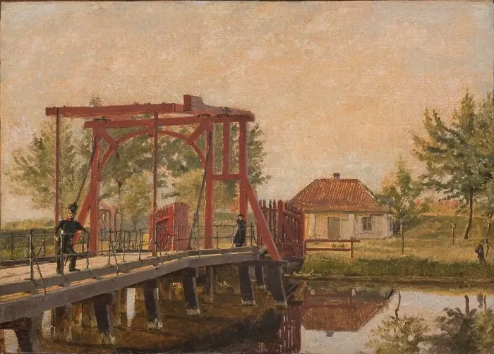 Framed Print : View of the North Bridge of the Citadel. Study, 1835-1839. Creator: Christen Købke Framed Print : View of the North Bridge of the Citadel. Study, 1835-1839. Creator: Christen Købke