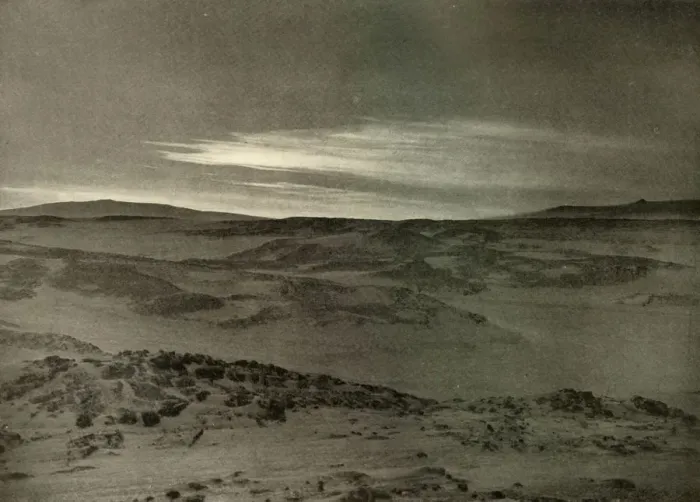 Framed Print : A View North, Towards The Dying Sun, in March, c1908, (1909) Framed Print : A View North, Towards The Dying Sun, in March, c1908, (1909)