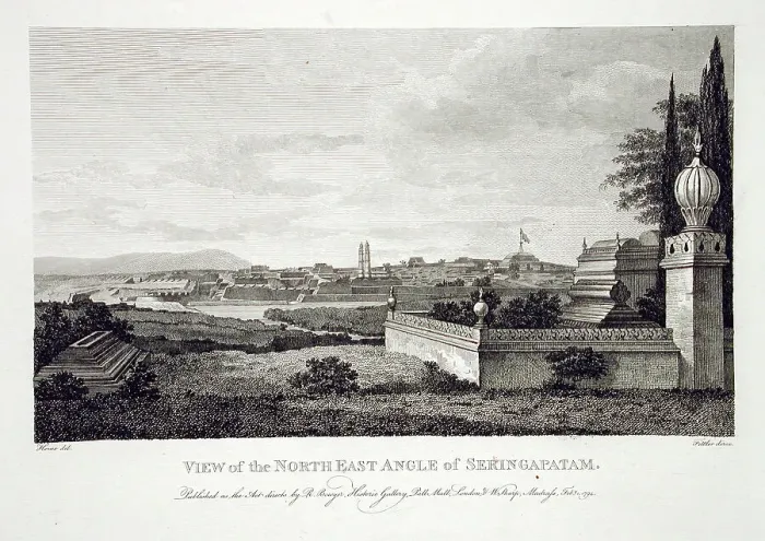 Framed Print : View of the North East Angle of Seringapatam, 1794. Creator: Robert Home Framed Print : View of the North East Angle of Seringapatam, 1794. Creator: Robert Home