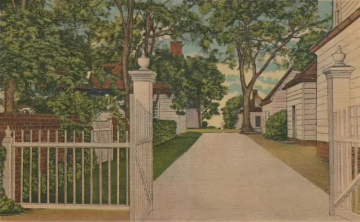 Framed Print : A View of the North Lane, 1946 Framed Print : A View of the North Lane, 1946