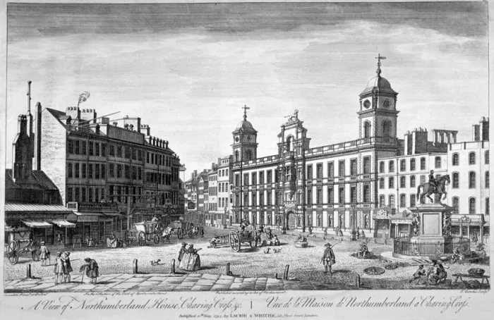 Framed Print : View of Northumberland House, Charing Cross, Westminster, London, 1794