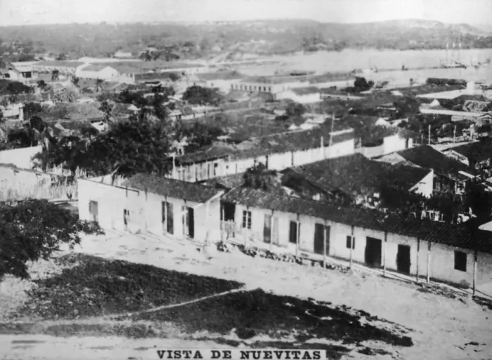 Framed Print : View of Nuevitas, (1869), 1920s Framed Print : View of Nuevitas, (1869), 1920s