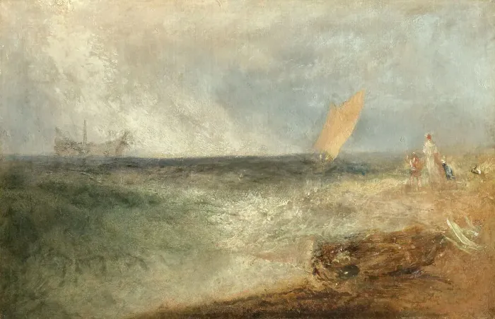 Framed Print : View Off Margate, Evening, c1840. Creator: JMW Turner Framed Print : View Off Margate, Evening, c1840. Creator: JMW Turner