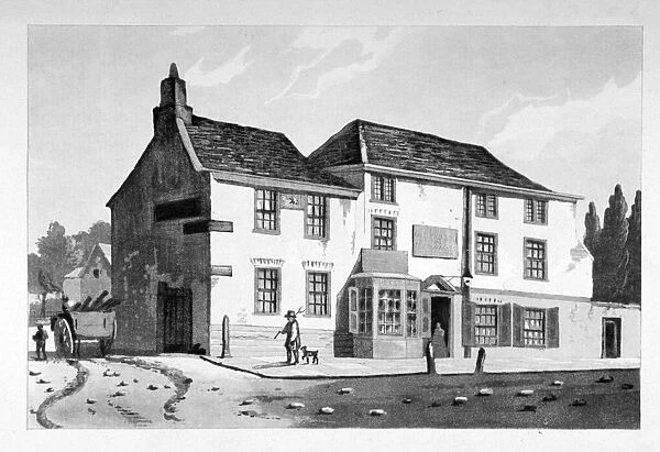 View of the Old Pied Bull Inn, Essex Road, Islington, London, c1790. Artist