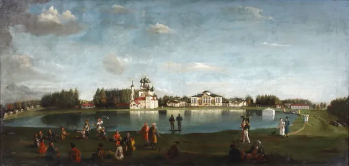 Framed Print : View of the Ostankino Estate, 1833 Framed Print : View of the Ostankino Estate, 1833