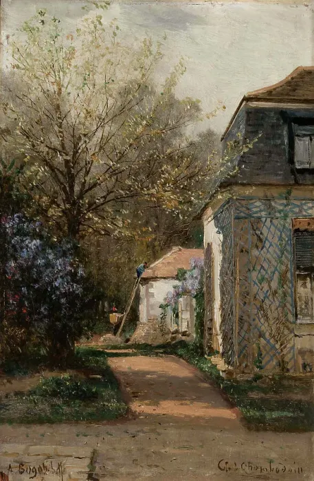 Framed Print : View outside Paris, 1850-1896. Creator: Aleksey Bogolyubov Framed Print : View outside Paris, 1850-1896. Creator: Aleksey Bogolyubov