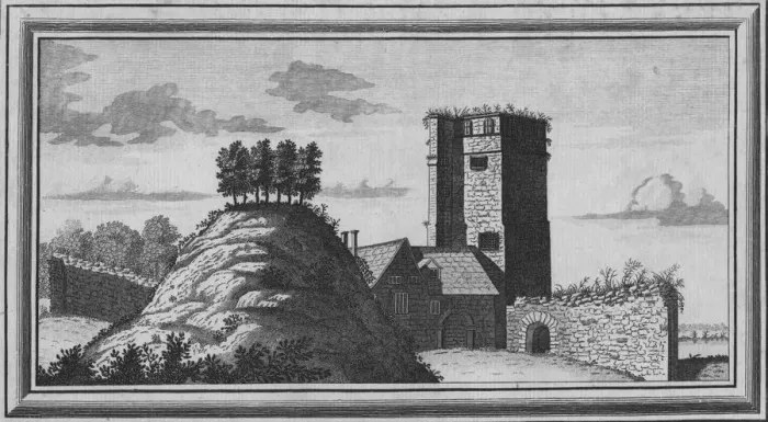 Framed Print : View of Oxford Castle, 1769 Framed Print : View of Oxford Castle, 1769