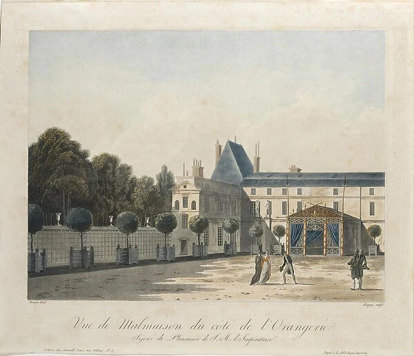 View of the Palace of Malmaison from the Orangery