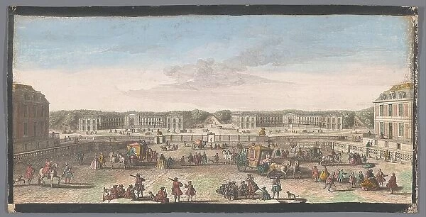 View of the Palace of Versailles, 1700-1799. Creators: Anon, Jacques Rigaud