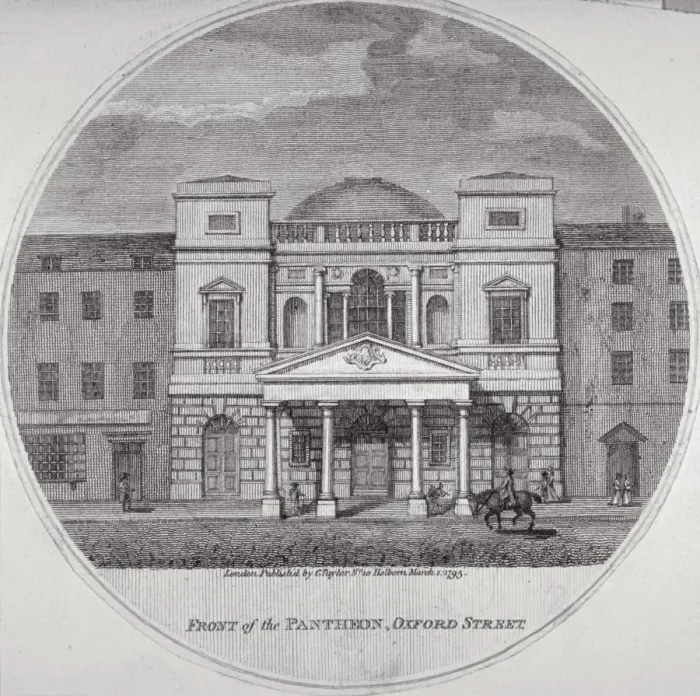 Framed Print : Front view of the Pantheon on Oxford Street, Westminster, London, 1795 Framed Print : Front view of the Pantheon on Oxford Street, Westminster, London, 1795