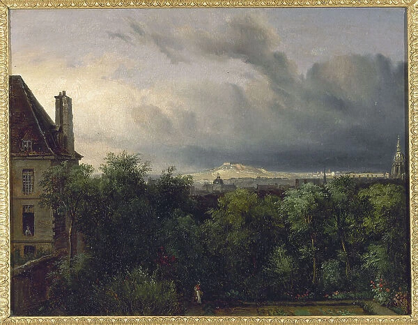 View of Paris, taken from Montparnasse, 1829. Creator: Unknown