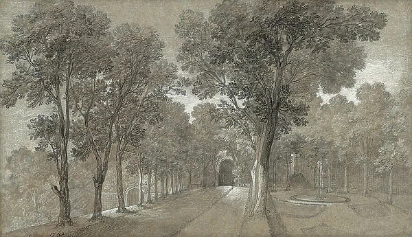 View of the Park at Arcueil, 1744. Creator: Jean-Baptiste Oudry
