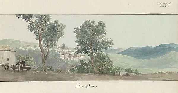 View of Paterno, 1778. Creator: Louis Ducros