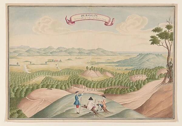 View of the Pepper Plantation in the Baygam Area, c.1750. Creator: Anon
