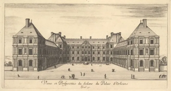 Framed Print : View and Perspective of the inside of the Palais d Orleans, from Various views of rema Framed Print : View and Perspective of the inside of the Palais d Orleans, from Various views of rema