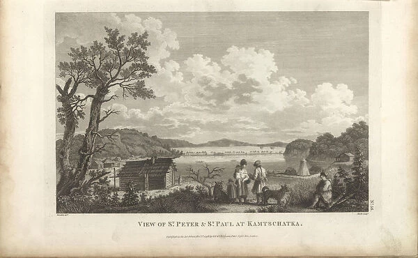View of the Petropavlovsk Harbor, 1780s. Creator: La Perouse, Jean-Francois de Galaup