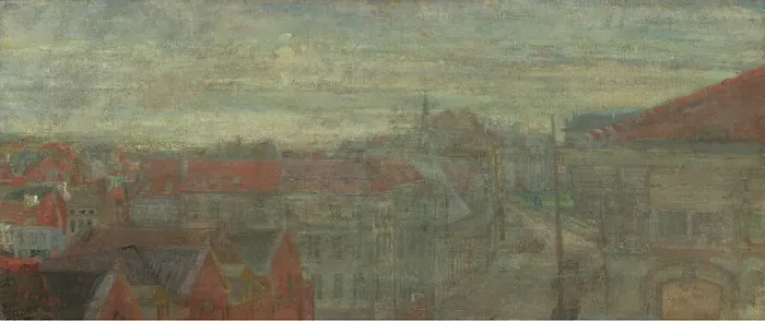 Framed Print : View of Phnosia. Luminous Waves and Vibrations, 1890. Creator: James Ensor Framed Print : View of Phnosia. Luminous Waves and Vibrations, 1890. Creator: James Ensor