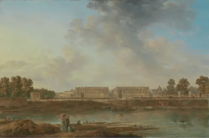 Framed Print : A View of Place Louis XV, about 1775-1787. Creator: Alexandre Jean Noel Framed Print : A View of Place Louis XV, about 1775-1787. Creator: Alexandre Jean Noel
