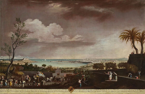 View of the Port of Antibes (El puerto de Antibes) (image 2 of 3), 1771. Creator: Juan Patricio Morlete Ruiz