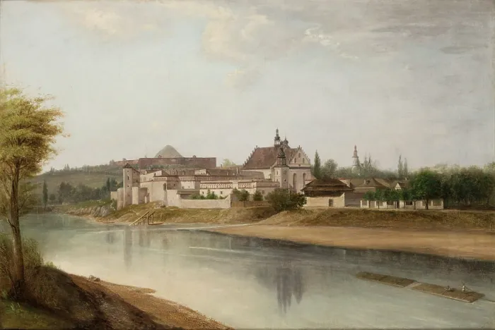 Framed Print : View of the Premonstratensian Convent, 1876. Creator: Kalina Framed Print : View of the Premonstratensian Convent, 1876. Creator: Kalina