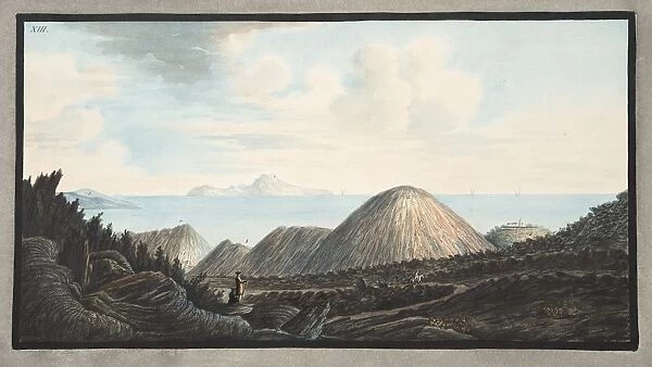 View of the present state of the little mountain raised by the explosion in the year 1760, 1776
