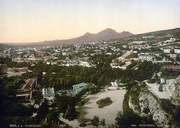 View of Pyatigorsk, Russia, 1895