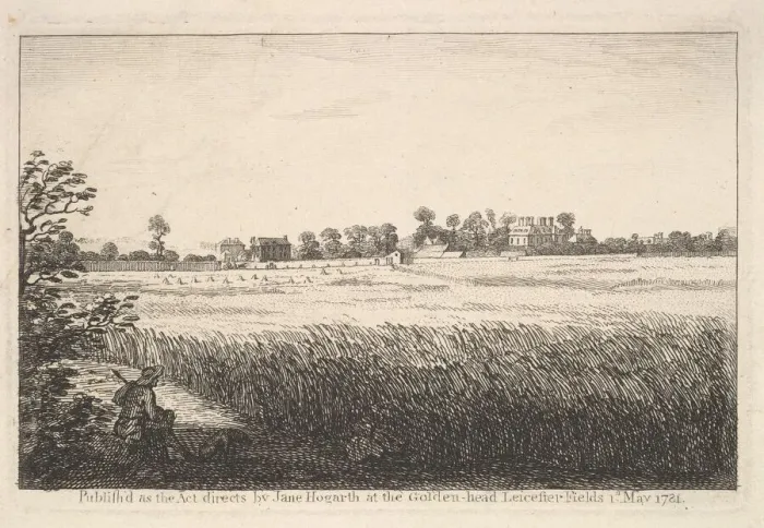 Framed Print : View of Ranbys House, May 1, 1781. Creator: William Hogarth Framed Print : View of Ranbys House, May 1, 1781. Creator: William Hogarth