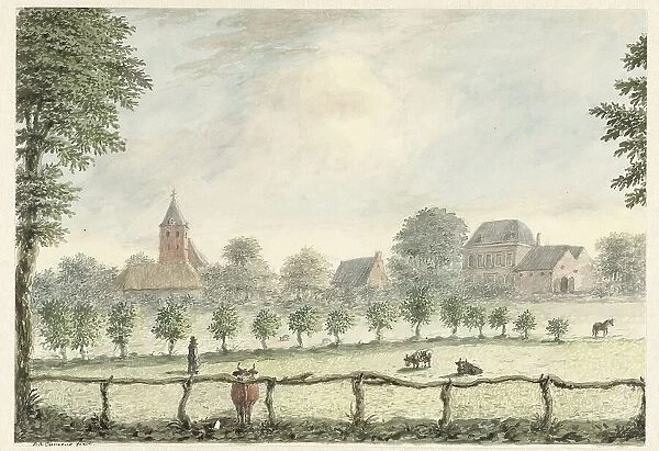 View of Renkum, 1825. Creator: D.A. Clemens