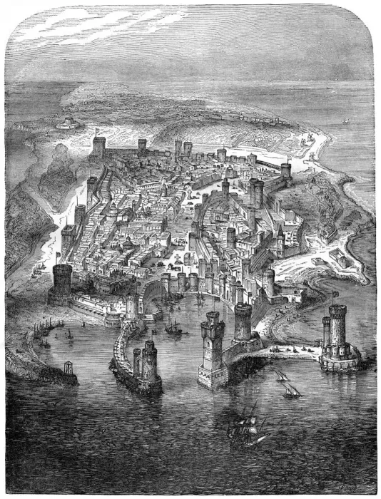 Framed Print : A view of Rhodes, 1480 (1882-1884) Framed Print : A view of Rhodes, 1480 (1882-1884)