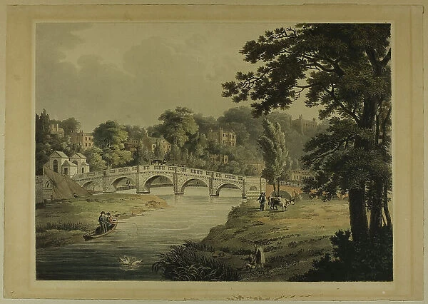 View of Richmond from the Bridge, 1819. Creator: Thomas Sutherland