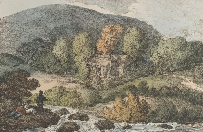 Framed Print : View on the River Camel Cornwall, from Views in Cornwall, April 12, 1812 Framed Print : View on the River Camel Cornwall, from Views in Cornwall, April 12, 1812