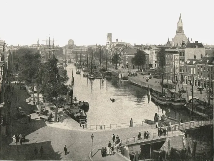 Framed Print : View of Rotterdam, Netherlands, 1895. Creator: Unknown Framed Print : View of Rotterdam, Netherlands, 1895. Creator: Unknown