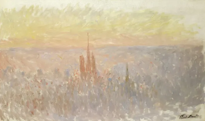 Framed Print : View of Rouen, 1892. Artist: Monet, Claude (1840-1926)