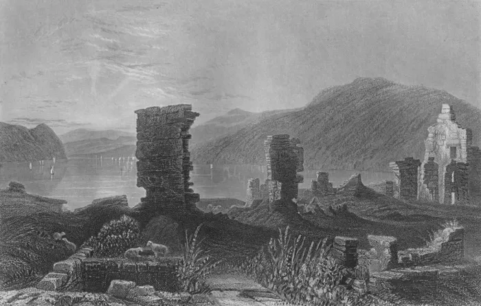 Framed Print : View of the Ruins of Fort Ticonderoga, 1859. Artist: Thomas Abiel Prior