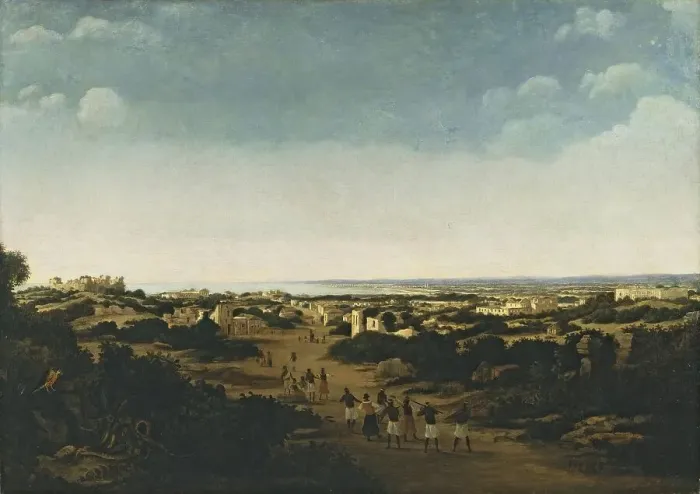 Framed Print : View of the Ruins of Olinda, Brazil, 1665. Creator: Frans Post Framed Print : View of the Ruins of Olinda, Brazil, 1665. Creator: Frans Post