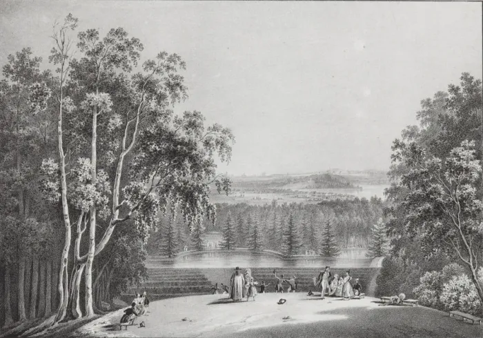 Framed Print : View of Saint Petersburg from the Parnas Hill in Pargolovo, 1833 Framed Print : View of Saint Petersburg from the Parnas Hill in Pargolovo, 1833